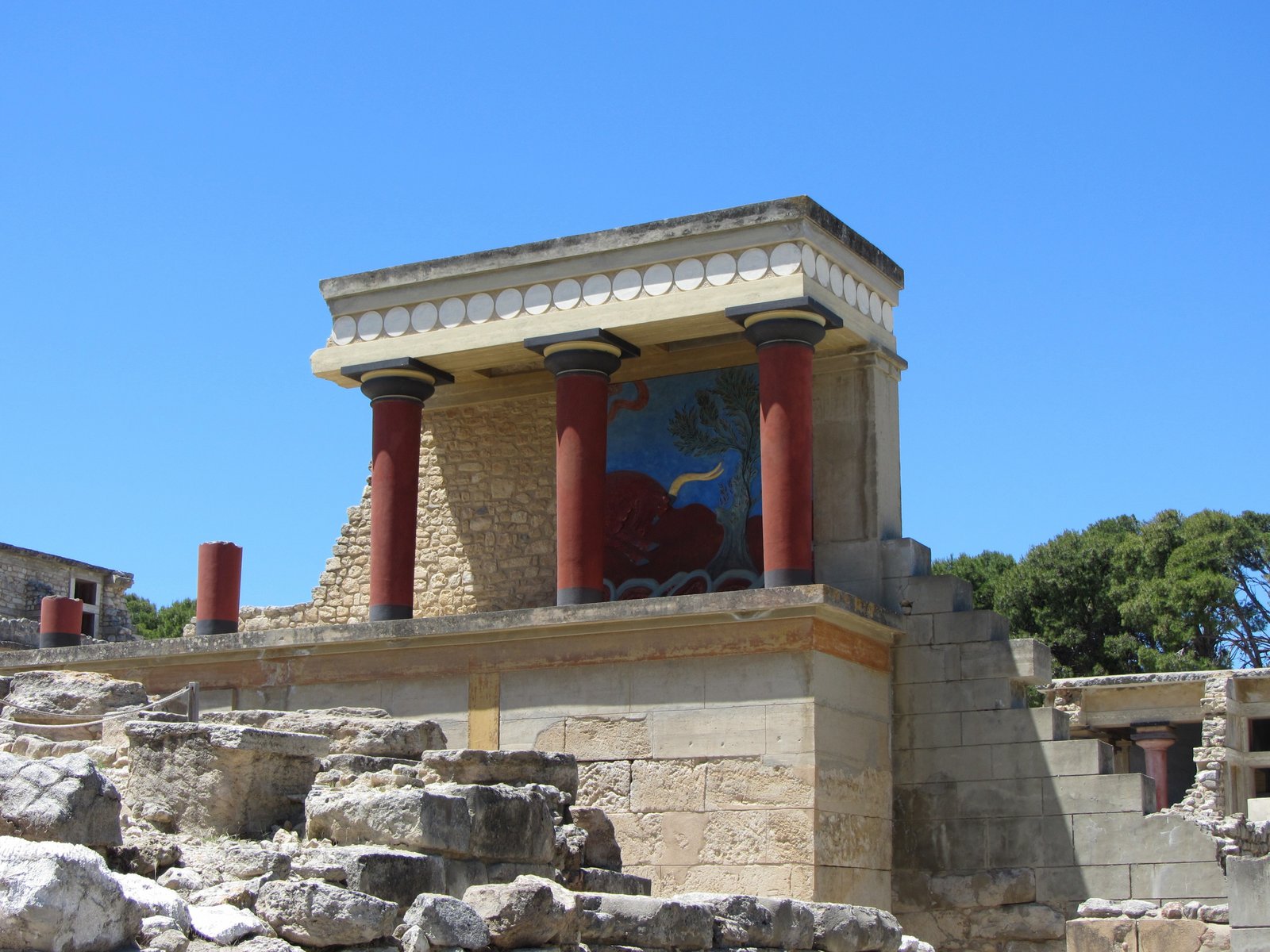 Knoso rūmų griuvėsiai Kretoje